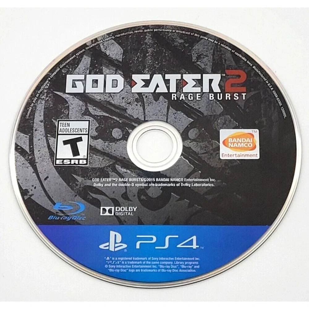 GOD EATER 2: RAGE BURST - PS4 PLAYSTATION 4 GAME - GAME‎ DISC ONLY